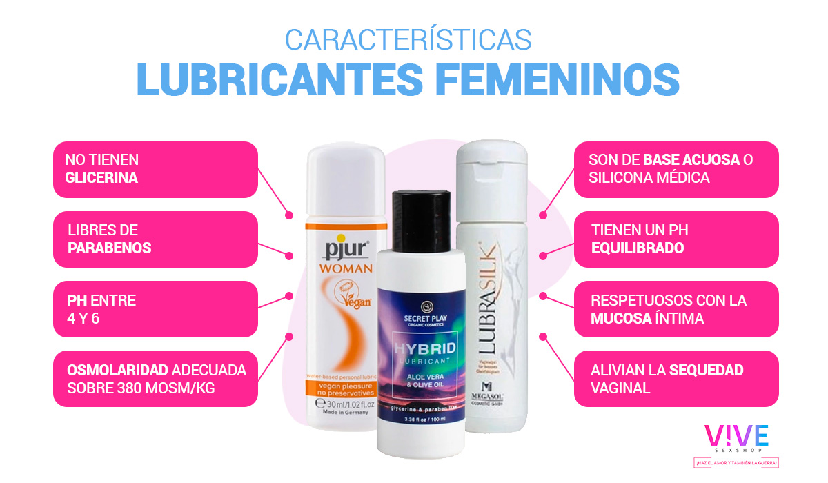 Características de los lubricantes para la menopausia