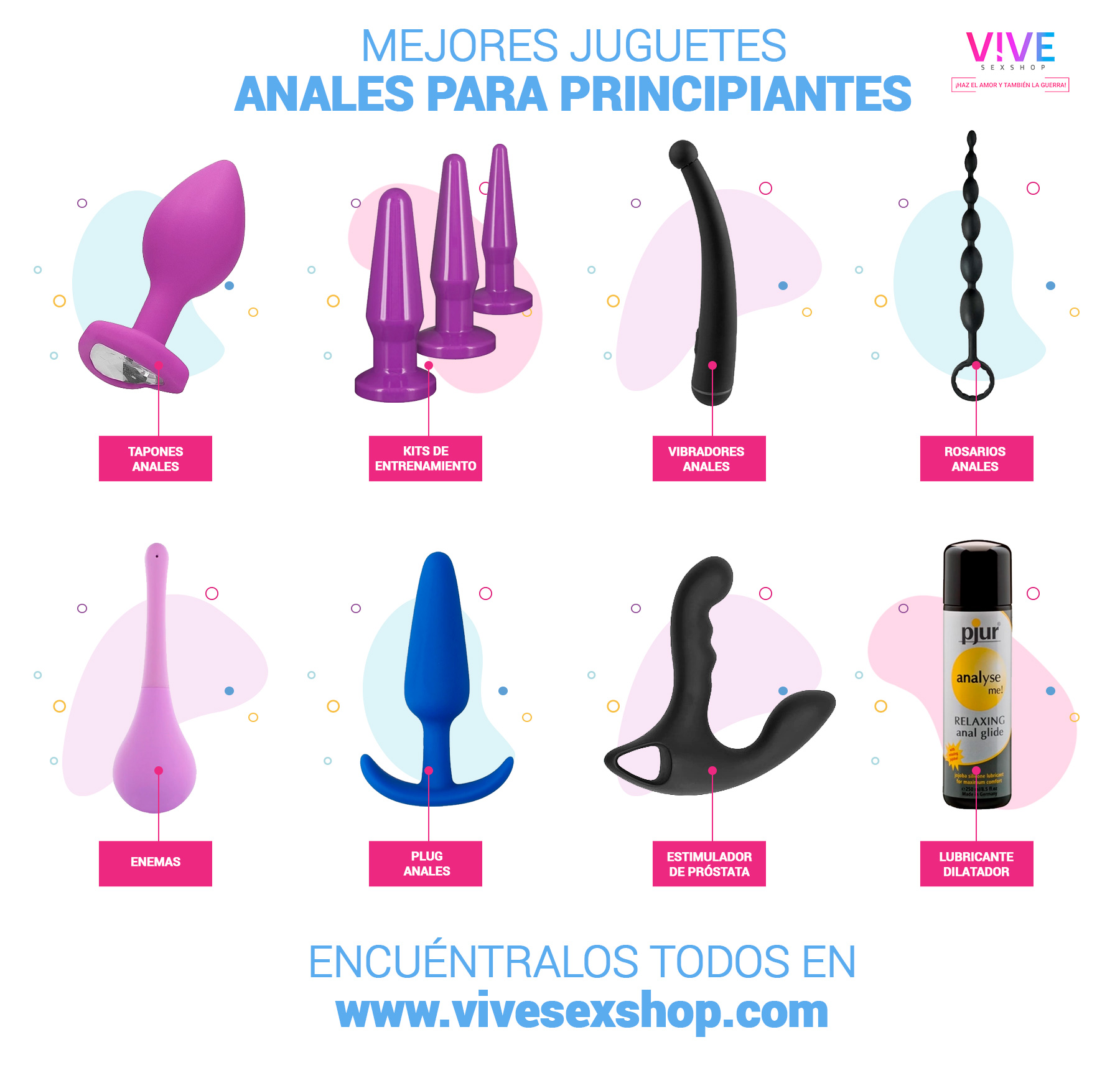 Mejores juguetes anales para principiantes