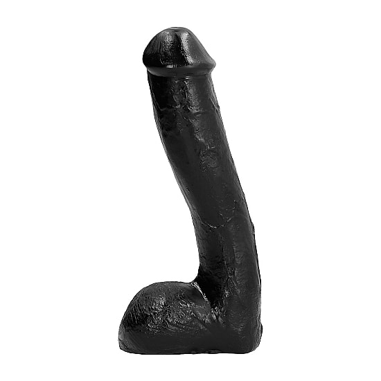 Tout le pénis anal réaliste noir 23cm