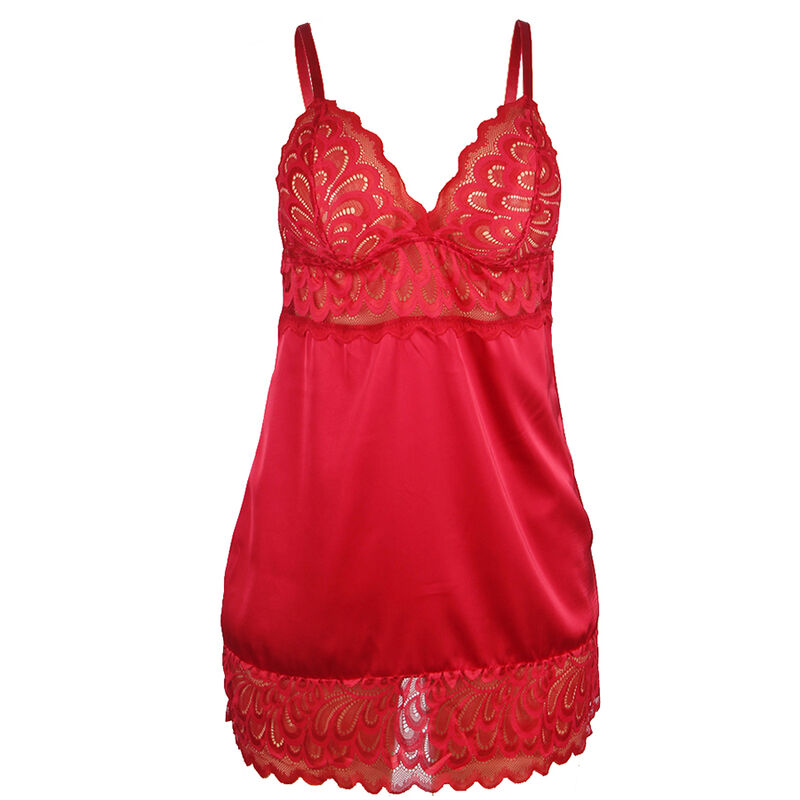 BABYDOLL SATINADO CON ENCAJE R 9