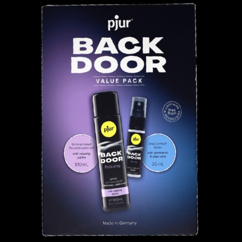 ENSEMBLE BACK DOOR DE LUBRIFIANT ANAL ET SPRAY