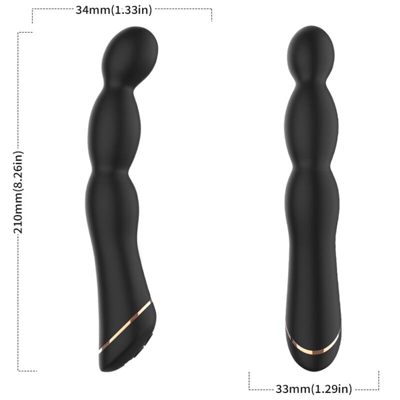 VIBRATEUR BAMBU RÉGLABLE NOIR