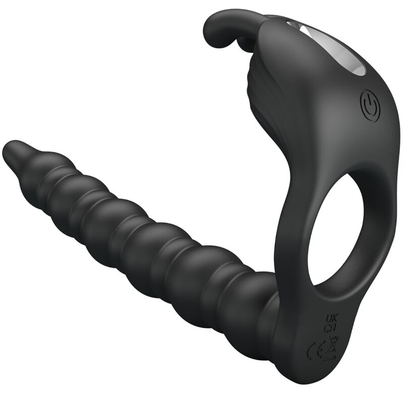 BLACKNEY ANNEAUX PÉNIS AVEC PLUG VIBRATEUR