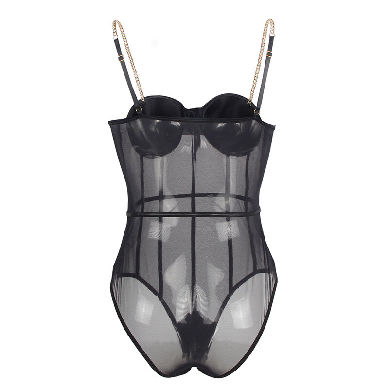 BODY TIRANTAS CADENA NEGRO S/M 12