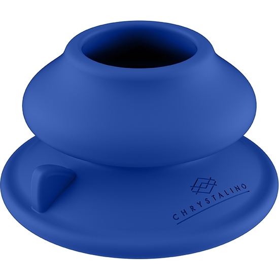 Chrystalino - ventouse en silicone - bleu