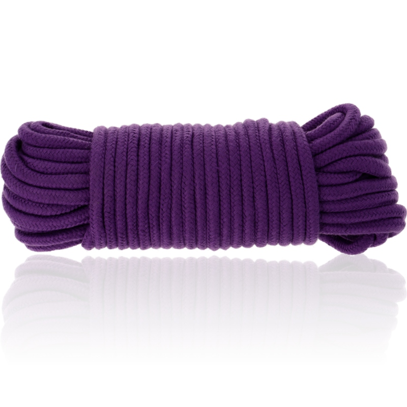 CORDE DE BONDAGE EN COTON 20 MÈTRES LILAS