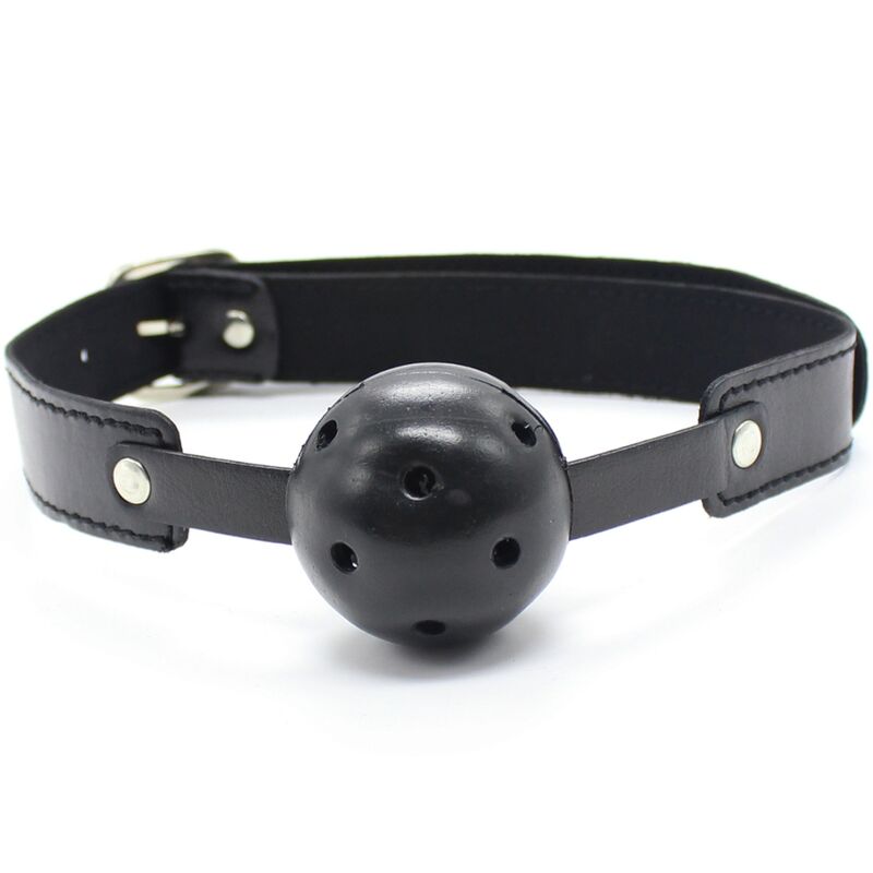 FETISH BALL GAG RESPIRANT NOIR