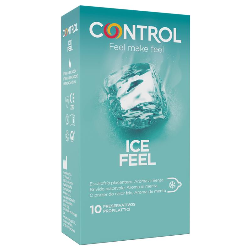 ICE FEEL PRESERVATIVOS EFECTO FRIO 10 UNIDADES