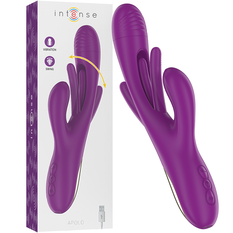 INTENSE - APOLO VIBRATEUR MULTIFONCTION RECHARGEABLE 7 VIBRA