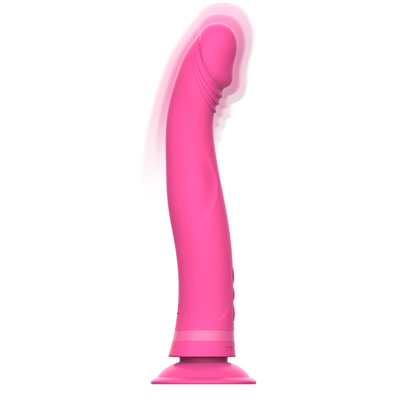 INTENSE - VIBRATEUR GODE MICHELANGELO SILICONE ROSE nº1