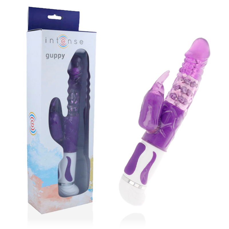 INTENSE GUPPY VIBRATOR RABBIT PURPLE