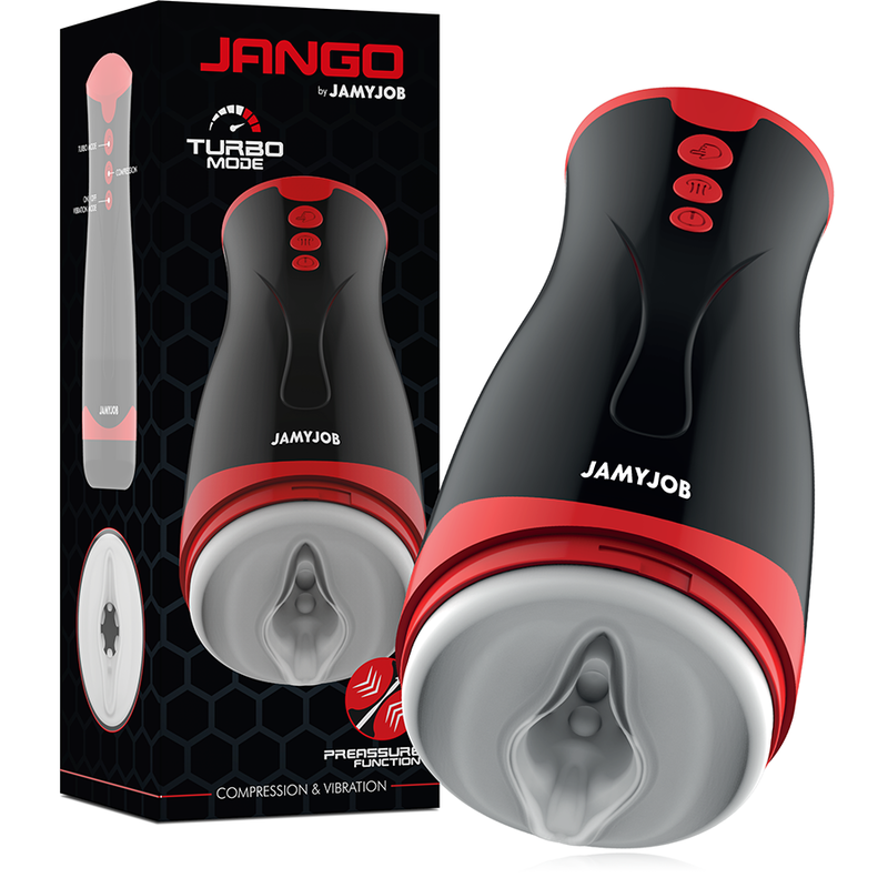 JANGO MASTURBATEUR À COMPRESSION ET VIBRATION nº1