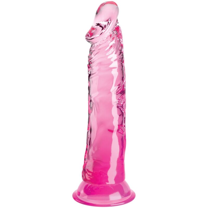 KING COCK CLEAR - PÉNIS RÉALISTE   19,7 CM ROSE