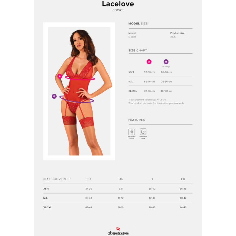 LACELOVE BODY RED 21