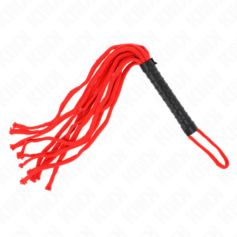 FOUET CORDE ROJO 56 CM