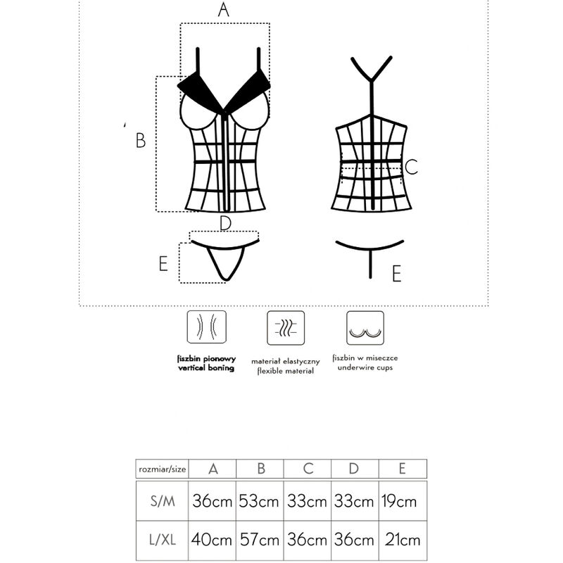 LAURA LC 20215 CORSET + TANGA 11