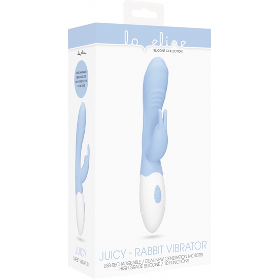 RABBIT VIBRATOR JUICY BLUE 2