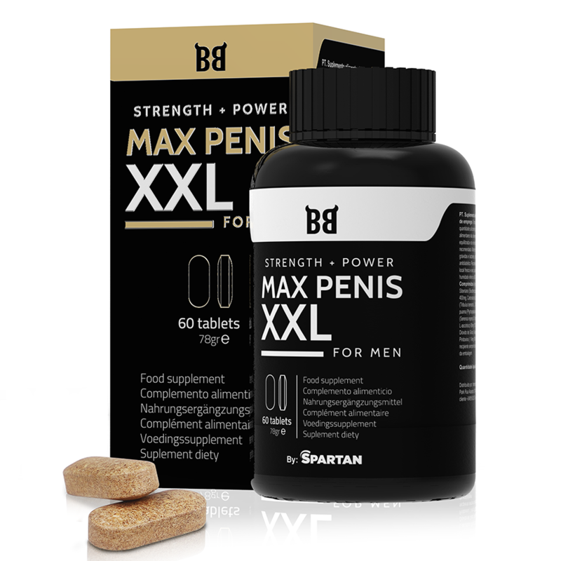 MAX PENIS XXL FORCE + PUISSANCE POUR HOMMES 60 COMPRIMES