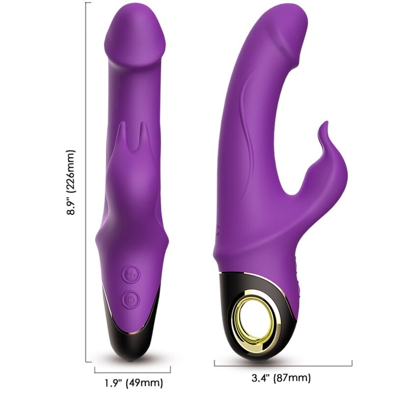 METEROR DILDO VIBRADOR RABBIT  6