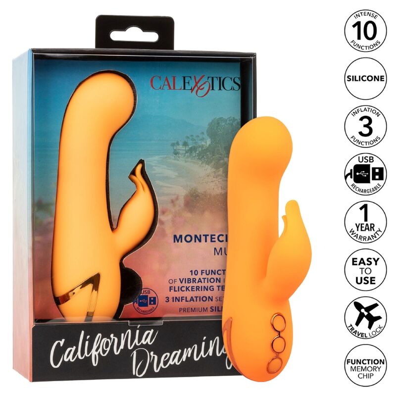 VIBRATEUR MONTECITO MUSE LAPIN ORANGE PAR CALIFORNIA DREAMIN