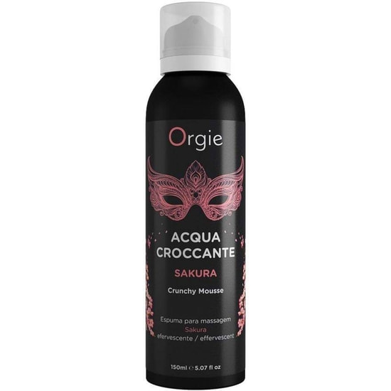 Orgie mousse de massage effervescent acqua croccante sakura