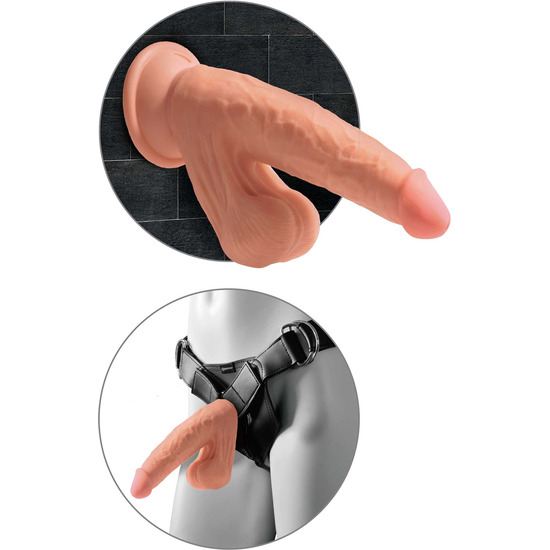 3D COCK SWINGING BALLS 7 INCH 3