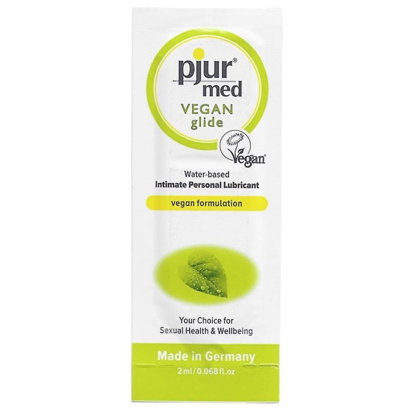 PJUR MED VEGAN GLIDE LUBRIFIANT A BASE D''EAU 2 ML