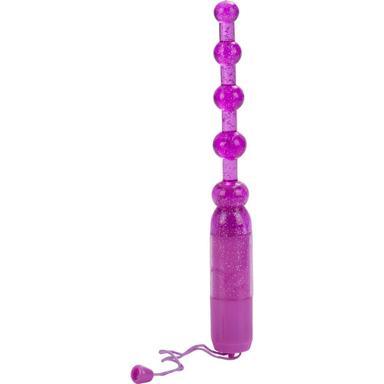 Anal vibrateur plaisir perles violet