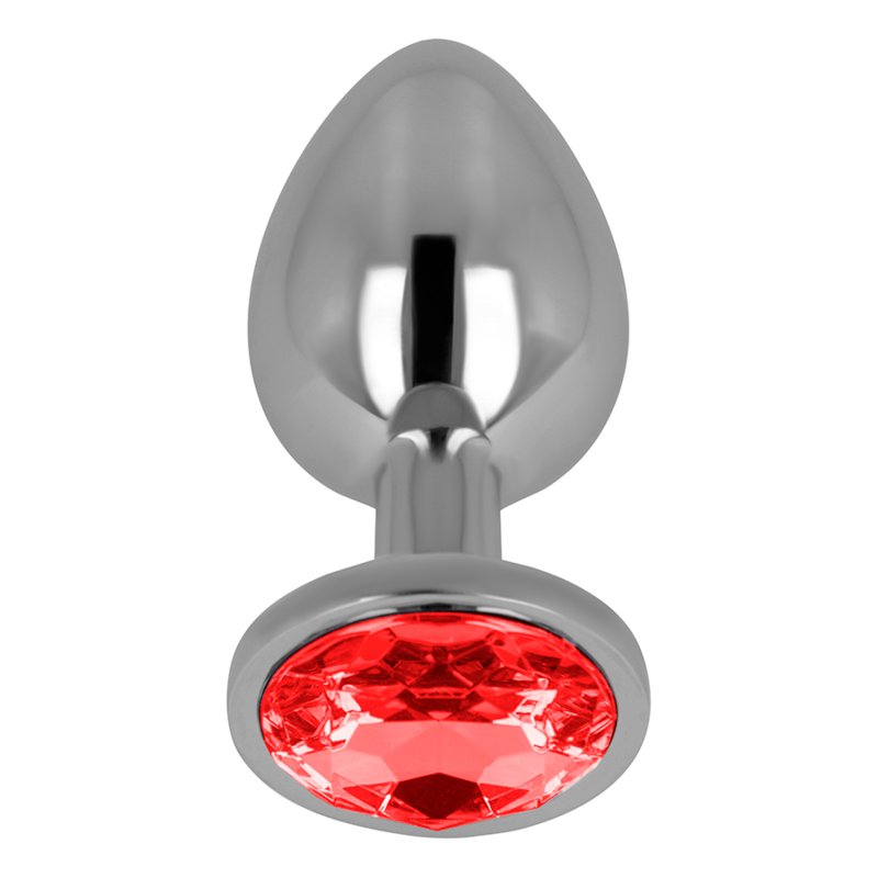 PLUG ANAL CON CRISTAL ROJO 8 C 2