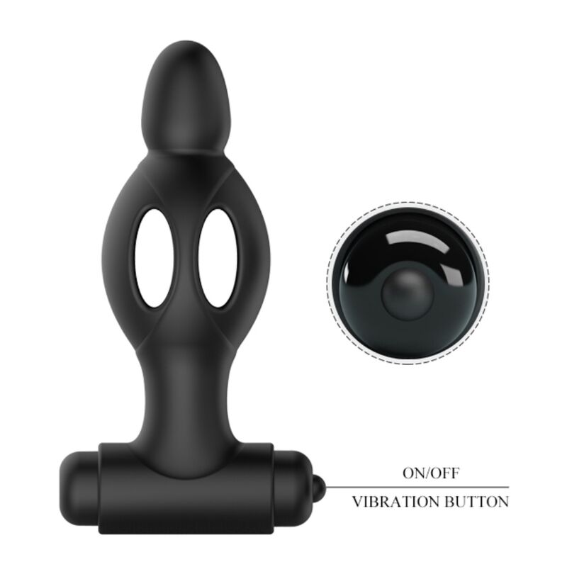 PLUG ANAL DE SILICONA CON VIBR 4