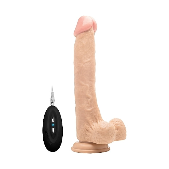 Vibromasseur de pénis Realrock avec scrotum 27 cm