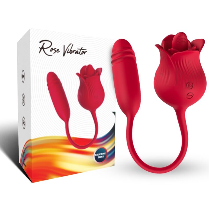 ROSA VIBRADOR ESTIMULADOR CLÍT 6