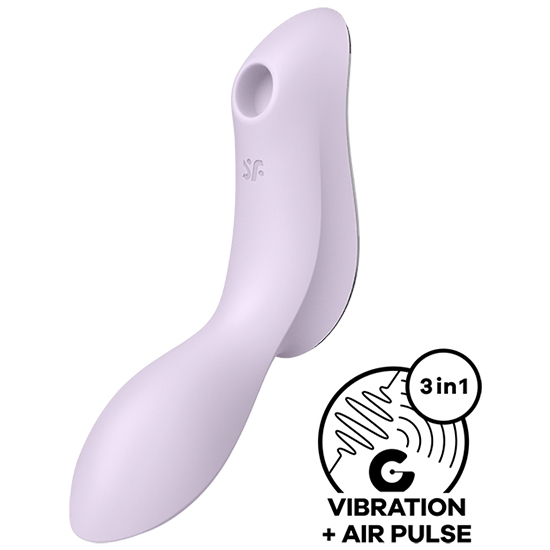 STIMULATEUR ET VIBRATEUR  CURVY TRINITY 2 - VIOLET