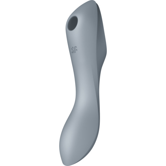 Satisfyer curvy trinity 3 vibromasseur à air insérable - gri