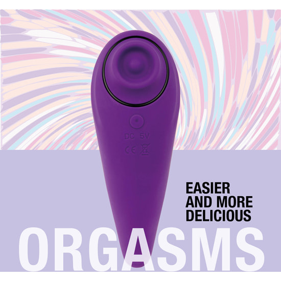 VIBRADOR DE CLÍTORIS MORADO 5