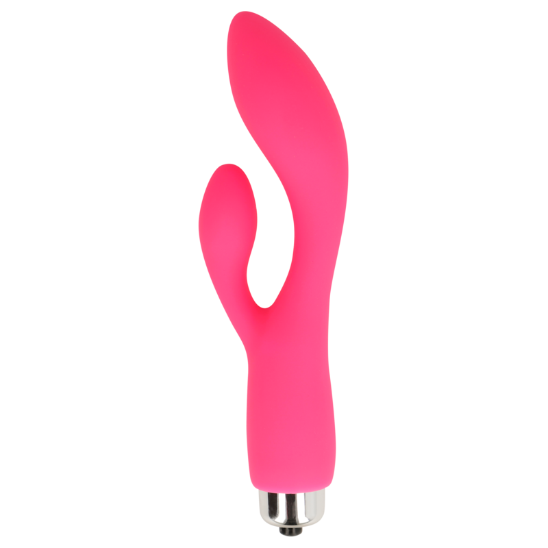 VIBRATEUR AVEC LAPIN 12,5 CM ROSE