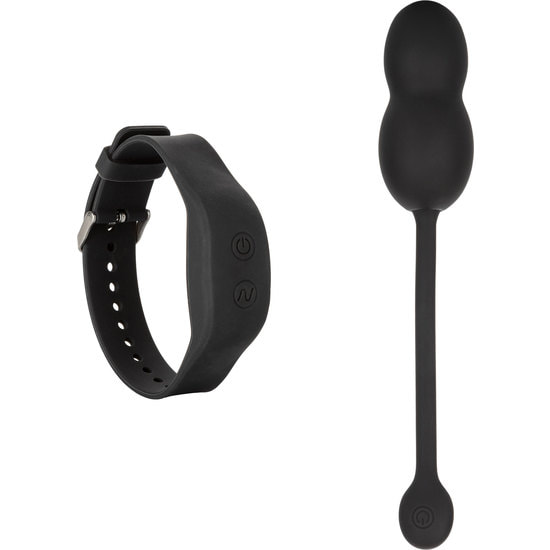 Balles Kegel en silicone télécommandées - Noir