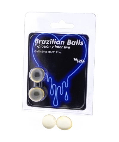 INTENSIVE Taloka - balles brésiliennes gel excitant effet froid et vibration 2 balles