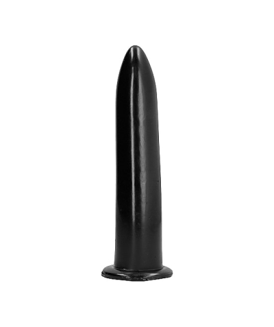 ALL BLACK DILDO 19 Gode souple de bonne taille