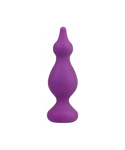 AMUSE BLACK BUTT PLUG - M Plug anal amuse silicone violet taille m