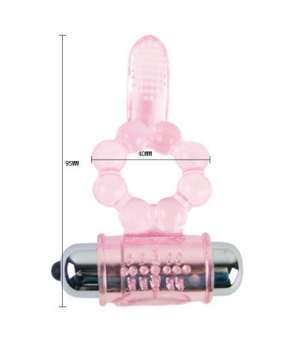 ANILLO VIBRATOR SILICONE Anneau vibrant avec double stimulation - vive la vita : incroyable jouet sexuel pour le pl