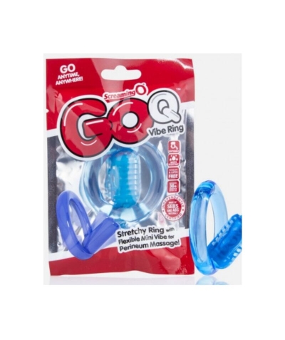 GO Q VIBE Anneau vibrant innovant pour le plaisir et la stimulation.