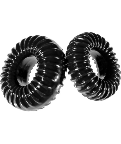 PACK DE 2ANILLOS DE SILICONA Anneaux en silicone 18 - noir