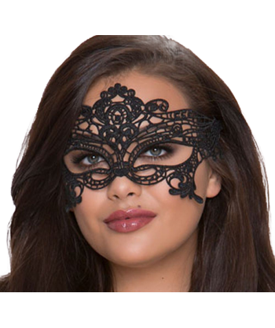 ANTIFAZ DE ENCAJE ANCHO NEGRO Masque sexy, élégant et confortable pour les occasions spéciales.