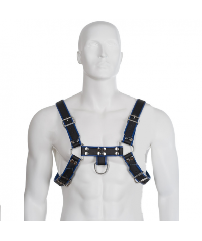 CHEST BULLDOG Harnais en cuir ajustable pour pratiques bdsm