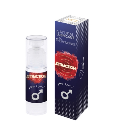 LUBRICANTE CON FEROMONAS Lubrifiant d'attraction aux phéromones pour lui 50 ml