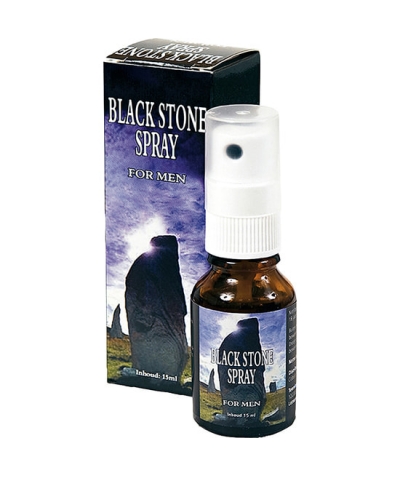 BLACK STONE Spray retardant pierre noire pour homme 15ml