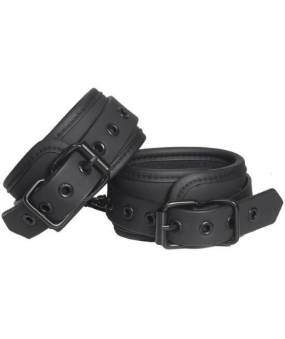 BLAZE ANKLE CUFF Menottes de cheville noires pour jeux intimes