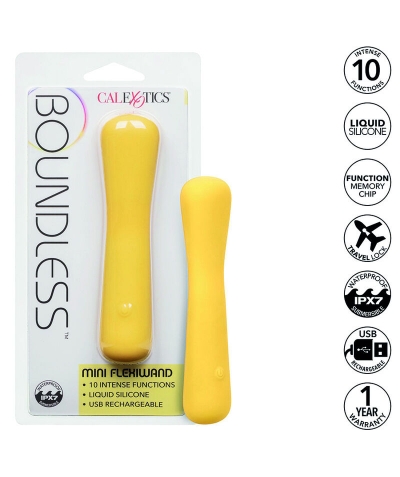 BOUNDLESS MINI WAND FLEXIBLE Mini masseur flexible avec de multiples fonctions vibratoires