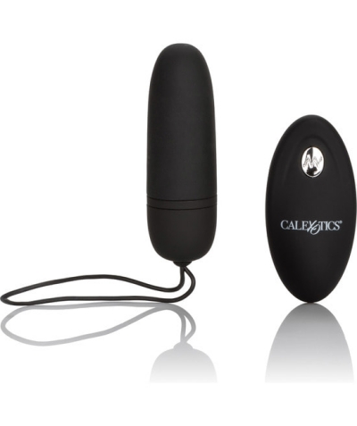 BULLET REMOTE VIBRATING Vibromasseur en silicone avec télécommande noire